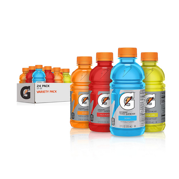 24 Bottles Of Gatorade Classic Thirst Quencher, Variety Pack