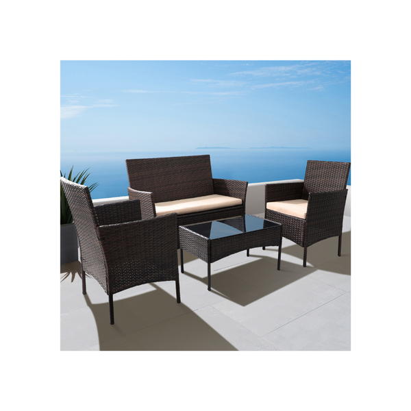 4 Piece Outdoor Patio Furniture Set