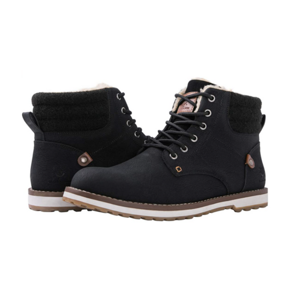 Botas de combate de invierno Globalwin Moc Toe para hombre (3 colores)