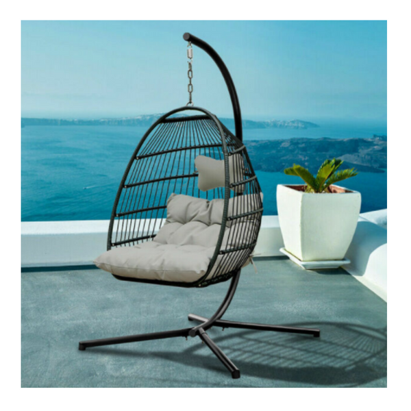 Silla columpio colgante para exteriores Forrest con soporte
