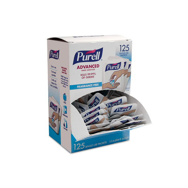 125 geles desinfectantes para manos avanzados Purell Singles