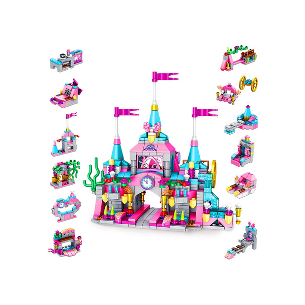 568 Pcs Princess Castle STEM Construction Toys Set