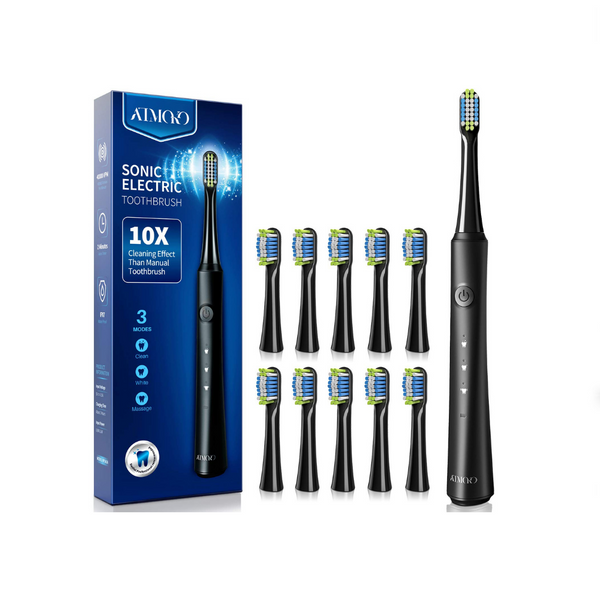 Cepillos de dientes eléctricos con 10 cabezales Duponts