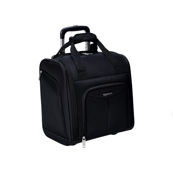 AmazonBasics Bolso de mano con ruedas debajo del asiento (3 colores)