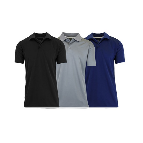 Pack Of 3 GBH Men's Polo Shirts
