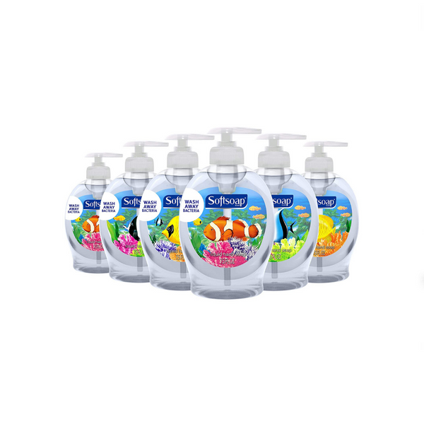 6 Bottles Of Softsoap Liquid Hand Soap