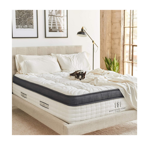 Brentwood Home Hybrid Innerspring, colchón de espuma con memoria de gel refrescante Twin XL