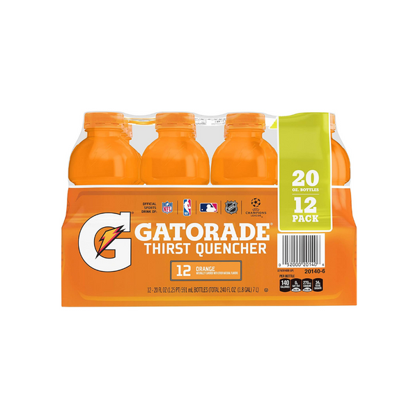 12 botellas de Gatorade (4 sabores)
