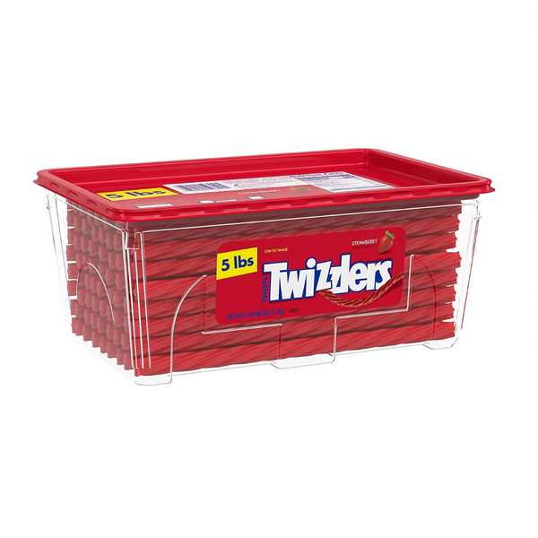 5 Pounds Of Twizzlers Twists Strawberry Flavored Chewy Candy