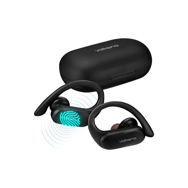 Audífonos deportivos inalámbricos Volkano Sprint 2.0 True con ganchos para la oreja