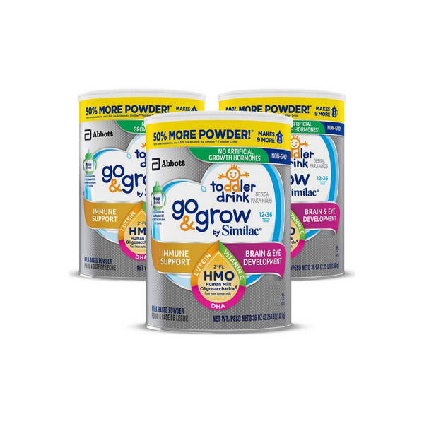 3 Cans Of Go & Grow by Similac Toddler Drink