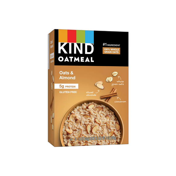 30 KIND Oatmeal, Oats & Almond, Gluten Free, Low Sugar Packets