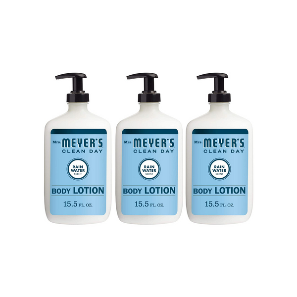 3 Bottles Of Mrs. Meyer's Clean Day Body Lotion