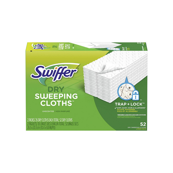52 paños de barrido en seco Swiffer