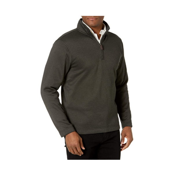 Van Heusen Men's Long Sleeve 1/4 Zip Soft Fleece Sweater