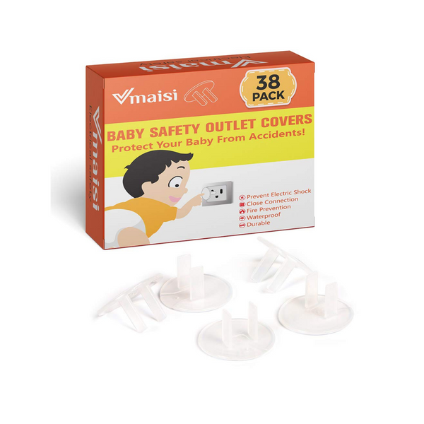 Paquete de 38 cubiertas para enchufes a prueba de bebés