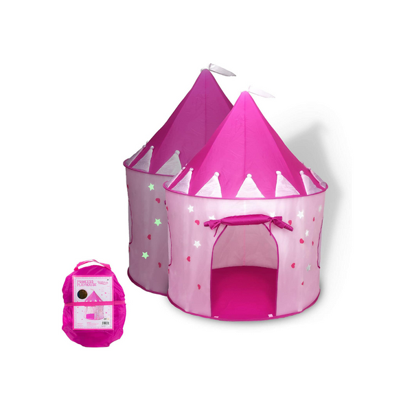 FoxPrint Princess Castle Play Tent With Glow In The Dark Stars