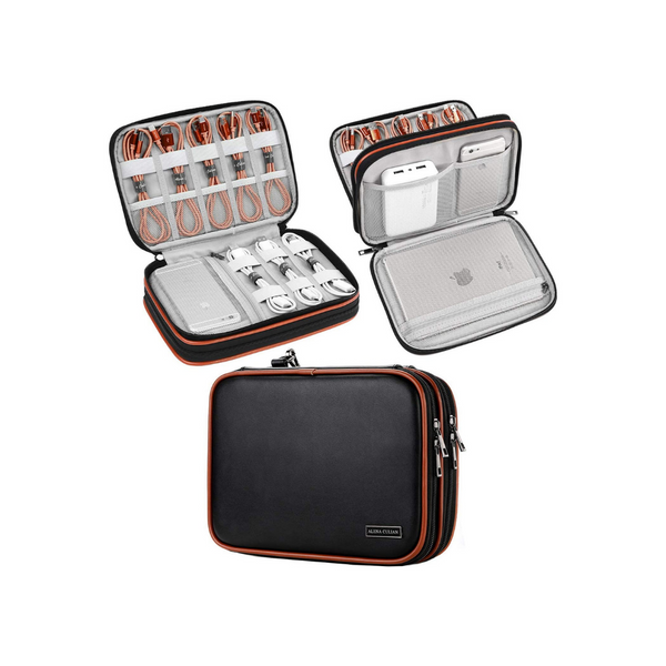 Organizador electrónico de accesorios de viaje