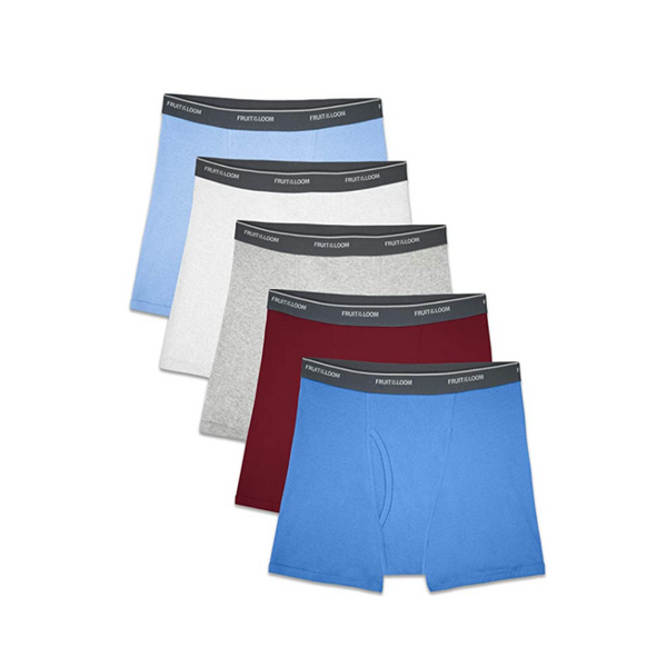 5 calzoncillos tipo bóxer con estampados variados de Fruit of the Loom para niños