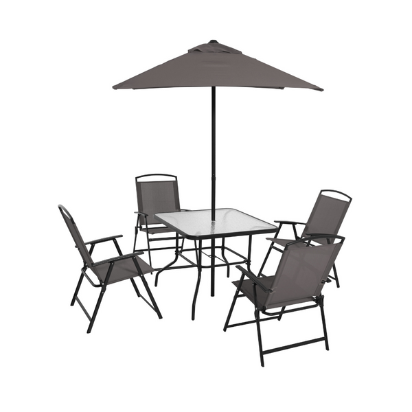 6 Piece Outdoor Patio Dining Set (5 Colors)