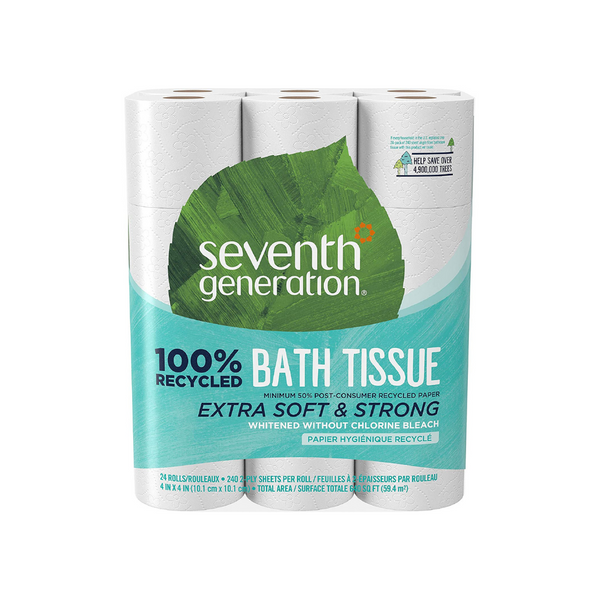 48 Rolls Of Seventh Generation 2-Ply Toilet Paper