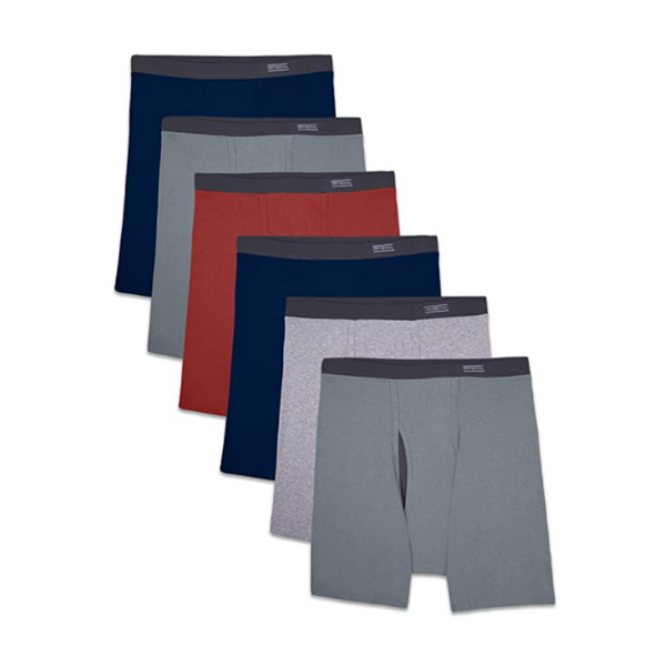 6 Fruit of the Loom Men's Coolzone Boxer Briefs