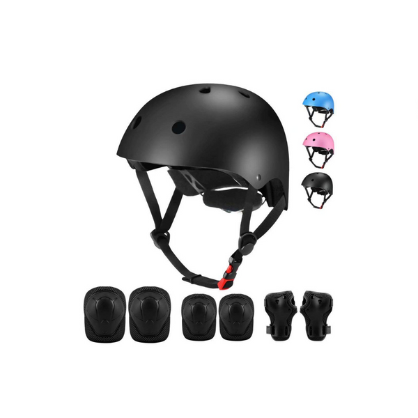 Cascos de bicicleta para niños y niñas con equipo de protección (2 colores)