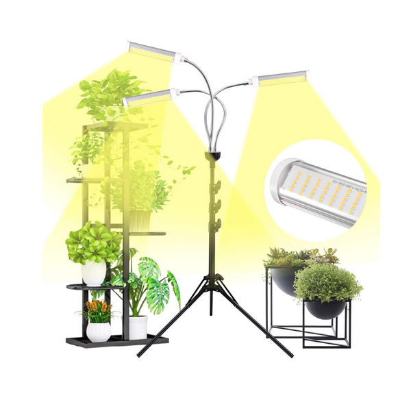 Luz de cultivo de plantas de espectro completo para plantas de interior con temporizador