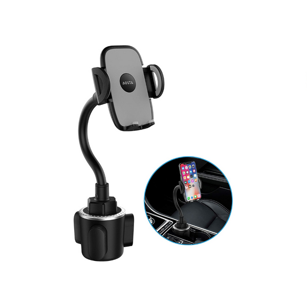 Soporte universal para teléfono con portavasos para teléfono para automóvil