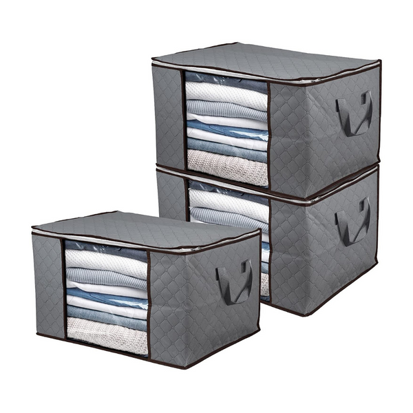 BoxLegend 90L Large Capacity Clothes Storage Bag (3-Pack)
