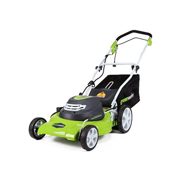 Cortacésped eléctrico con cable 3 en 1 de 20 pulgadas y 12 amperios Greenworks