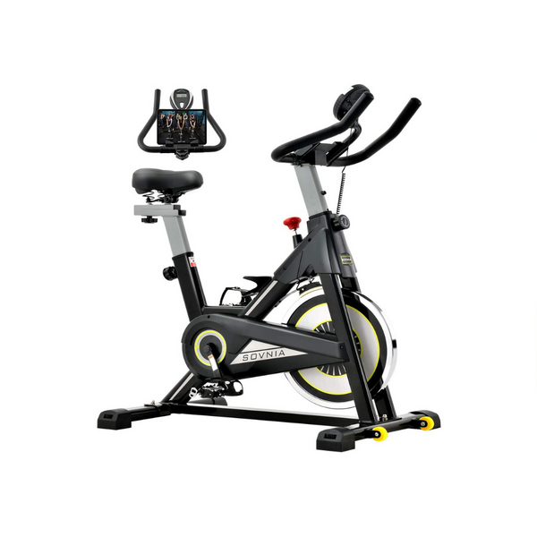 Workout Exercise Bike With LCD Monitor And iPad Holder