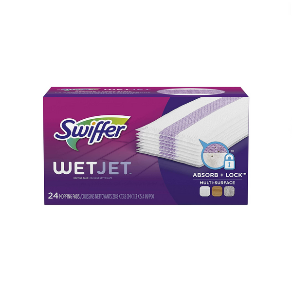24 Swiffer WetJet Hardwood Floor Cleaner Spray Mop Pad Refills