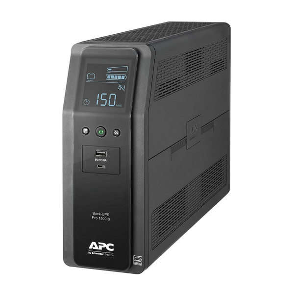 UPS de APC, respaldo de batería y protector contra sobretensiones de onda sinusoidal de 1500 VA
