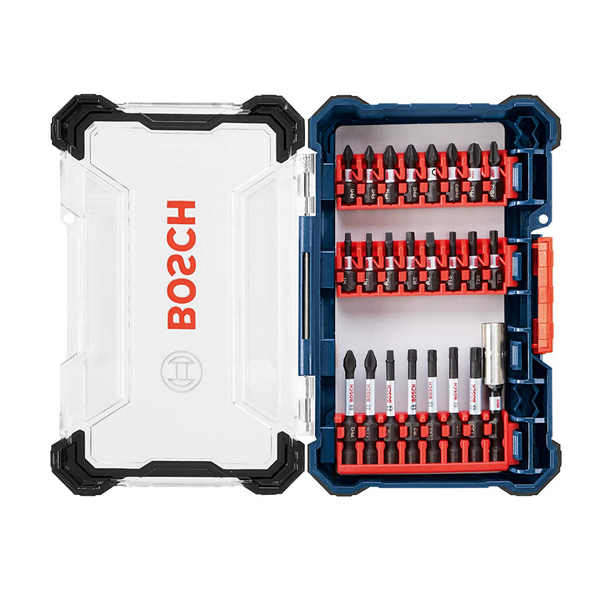 BOSCH 24 Piece Impact Tough Screwdriving Custom Case System Set