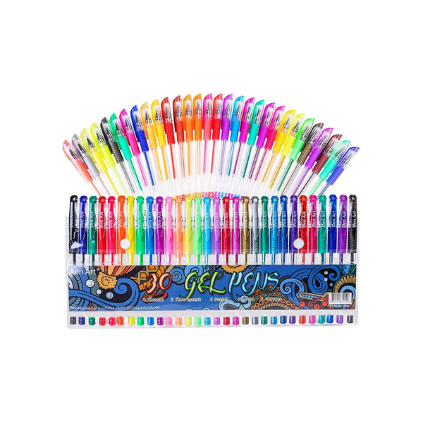 30 Colors Gel Marker Set