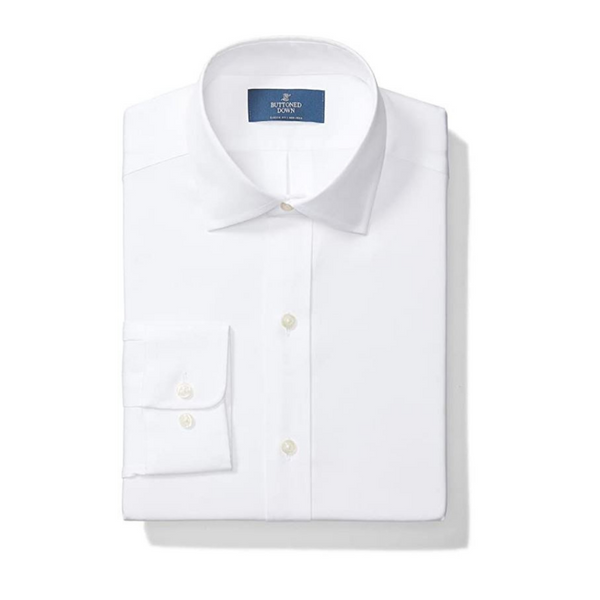 Camisas de vestir sólidas sin planchado de ajuste clásico para hombre con botones 