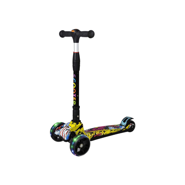 3 Wheel Kick Scooter With Light Up Wheels (4 Colors)