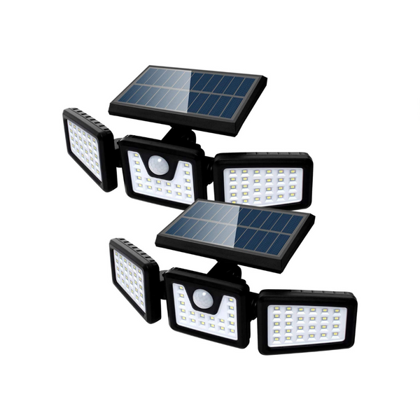 Set Of 2 Outdoor Solar Security Lights