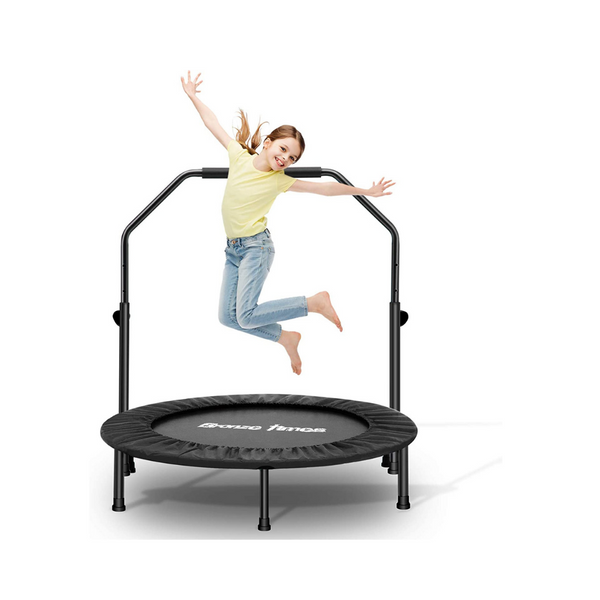 38 Inch Foldable Trampoline with Adjustable Handle