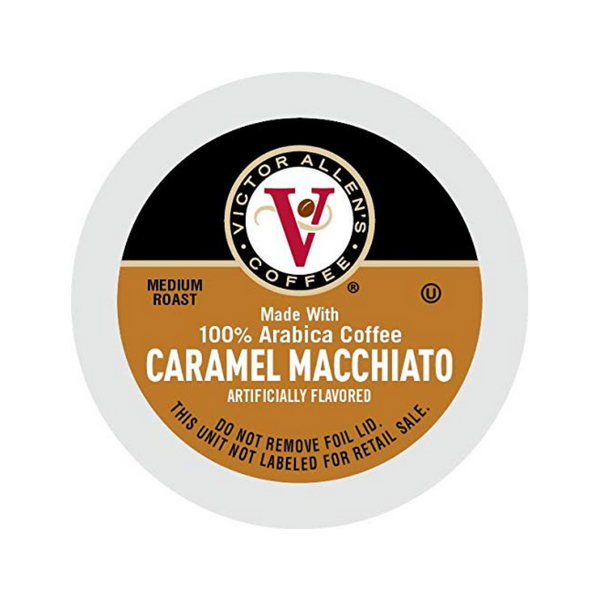 80 K-Cups de café Victor Allen Caramel Macchiato, Donut, Kona y más