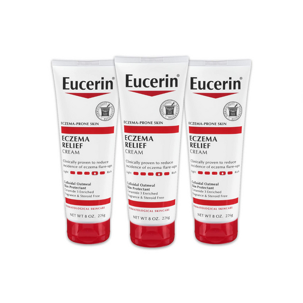 9 Tubes Of Eucerin Eczema Relief Cream On Sale