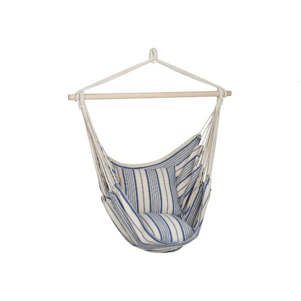Hanging Hammock Chair With Pillows And Spreader Bar