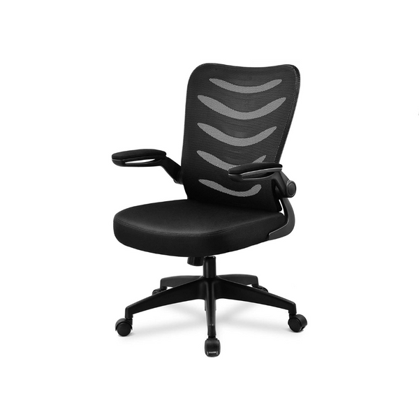 Silla de oficina giratoria de malla con soporte lumbar