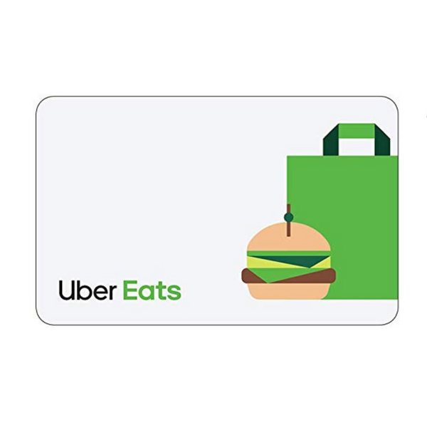15% de descuento en tarjetas de regalo electrónicas de Uber Eats