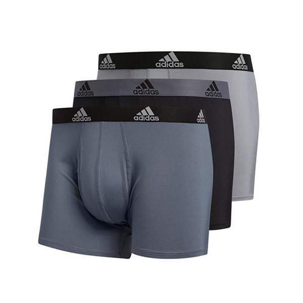 adidas Men’s Climalite Trunks Underwear (3 Pack)