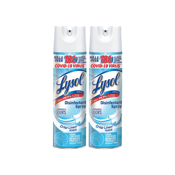 2 Cans Of Lysol Disinfecting Spray PzDeals