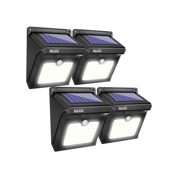 Set Of 4 Solar Motion Sensor Lights