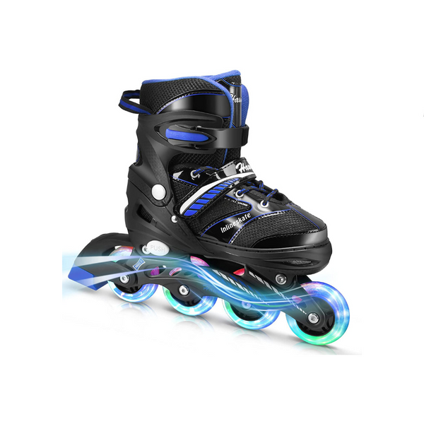 Inline Skates for Kids and Adults with Light Up Wheels (2 Colors)