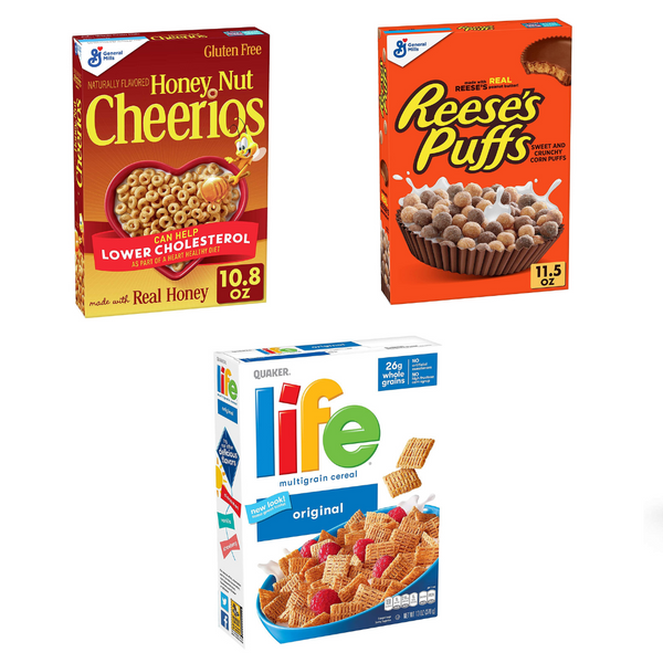 Honey Nut Cheerios, Reese's Puffs And 3 Boxes Of Life Cereal On Sale